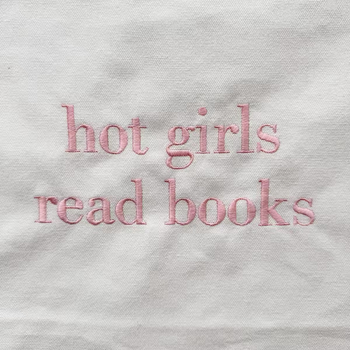 Hot Girls Read Books Tote Bag