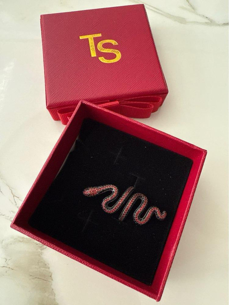 Taylor Swift Reputation Bodysuit Snake Ring (S925 Sterling Silver)