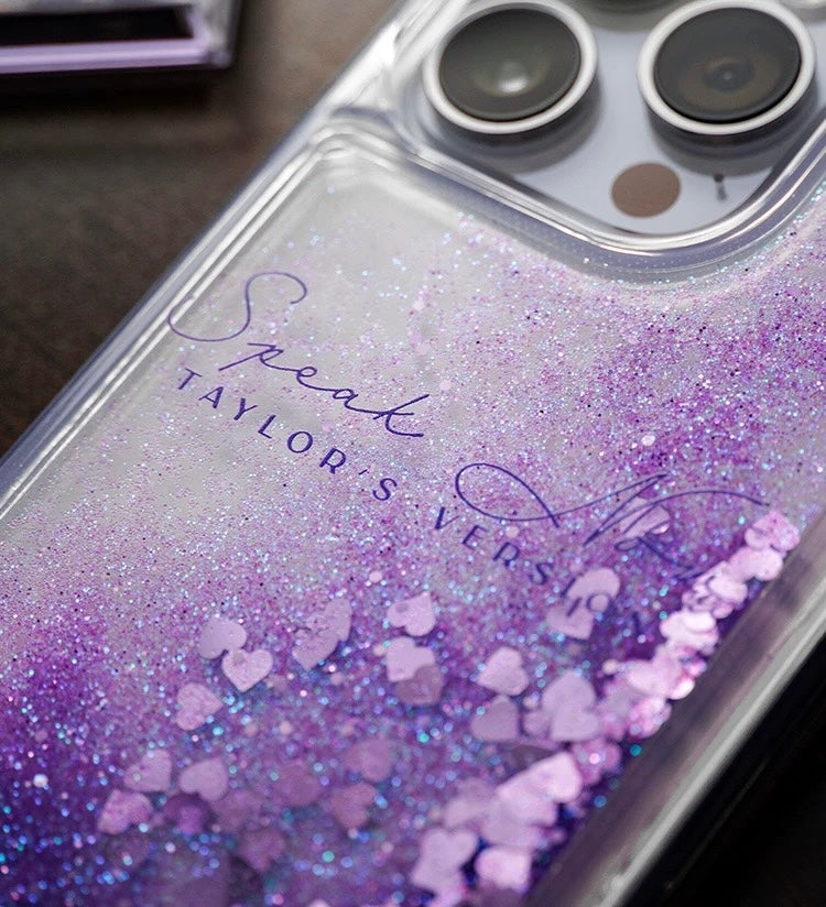 Taylor Swift Speak Now Glitter Quicksand Phone Case