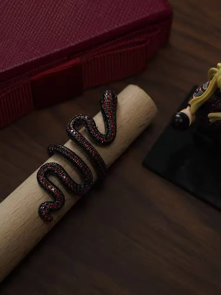 Taylor Swift Reputation Bodysuit Snake Ring (S925 Sterling Silver)