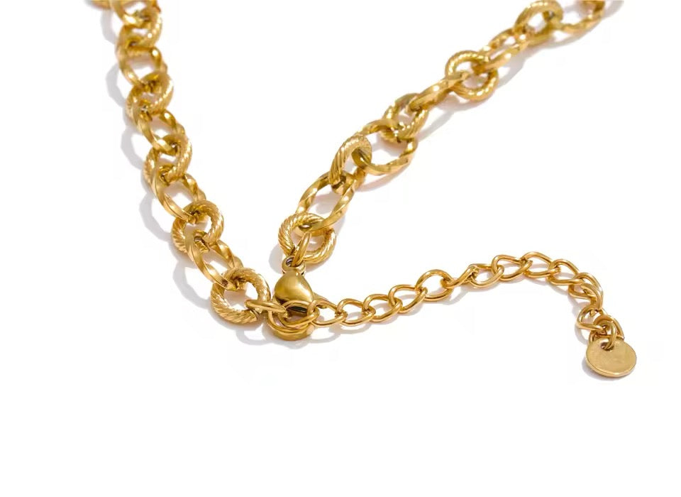 Golden Fruit Charm Necklace