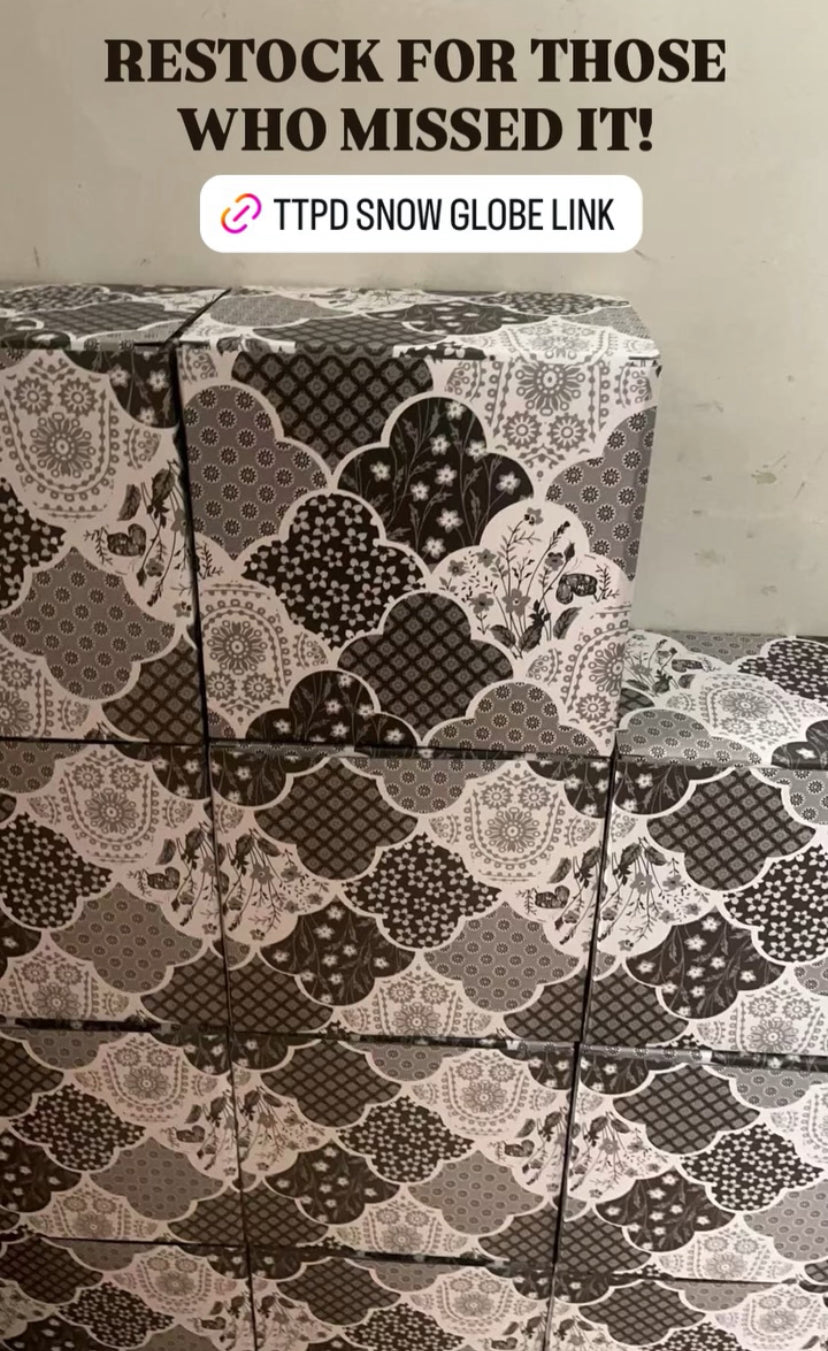 Taylor Swift TTPD Snow Globe