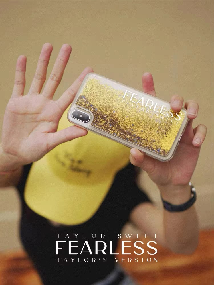 Taylor Swift FEARLESS Glitter Quicksand Phone Case