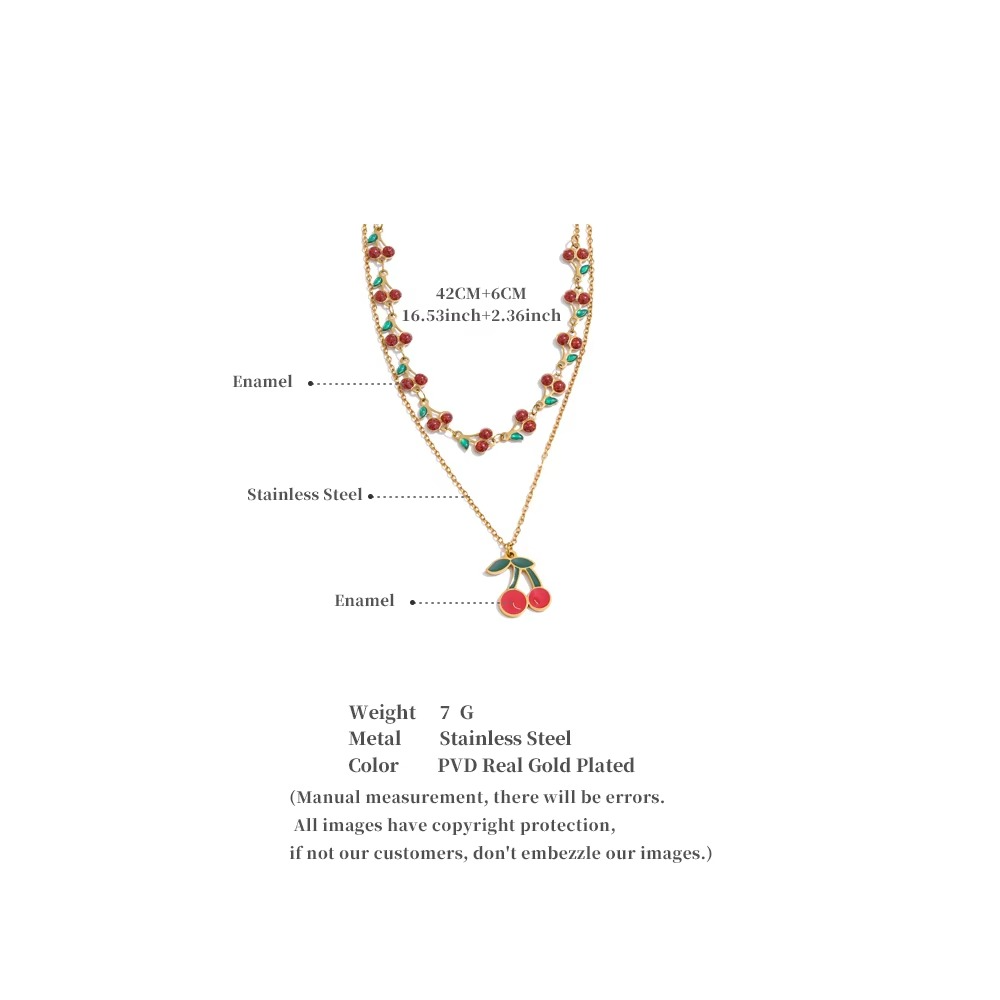 Cherry Layered Necklace