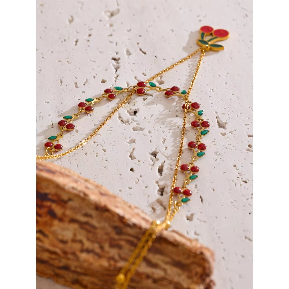 Cherry Layered Necklace