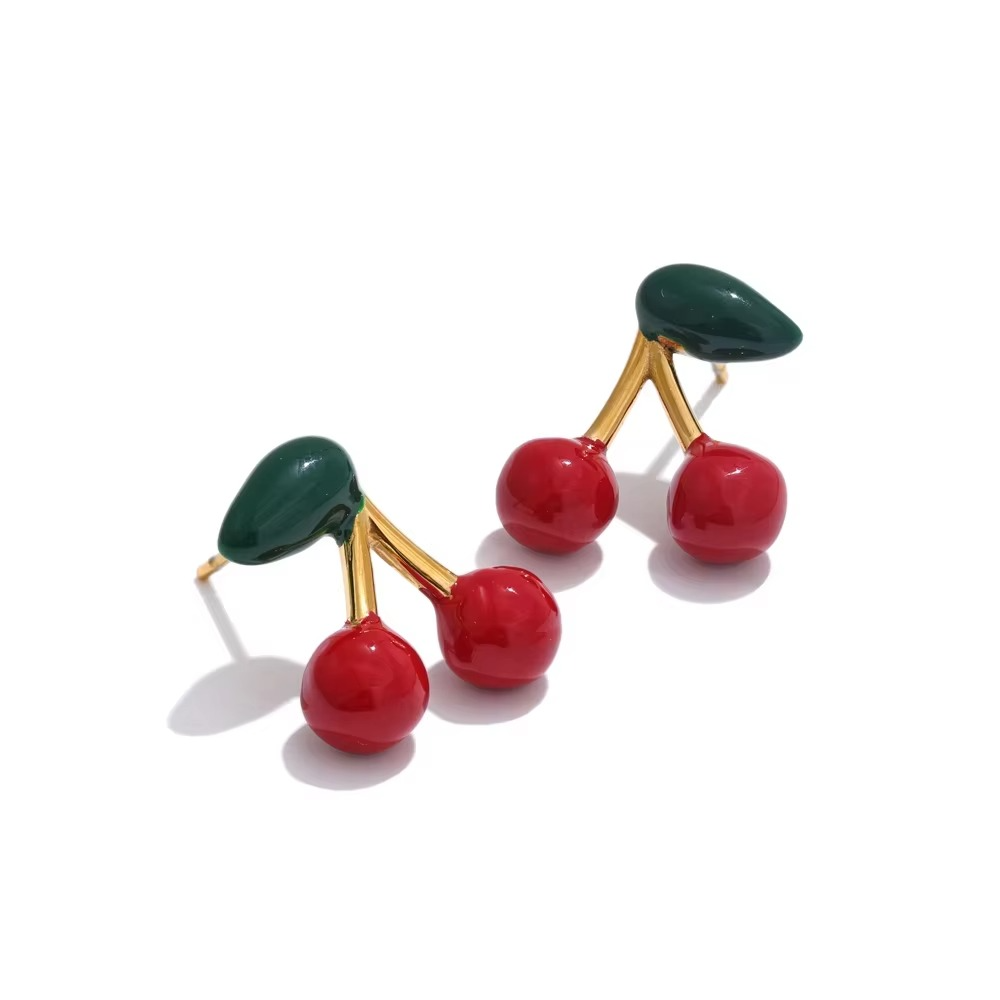 Cherry Bliss Necklace & Earrings
