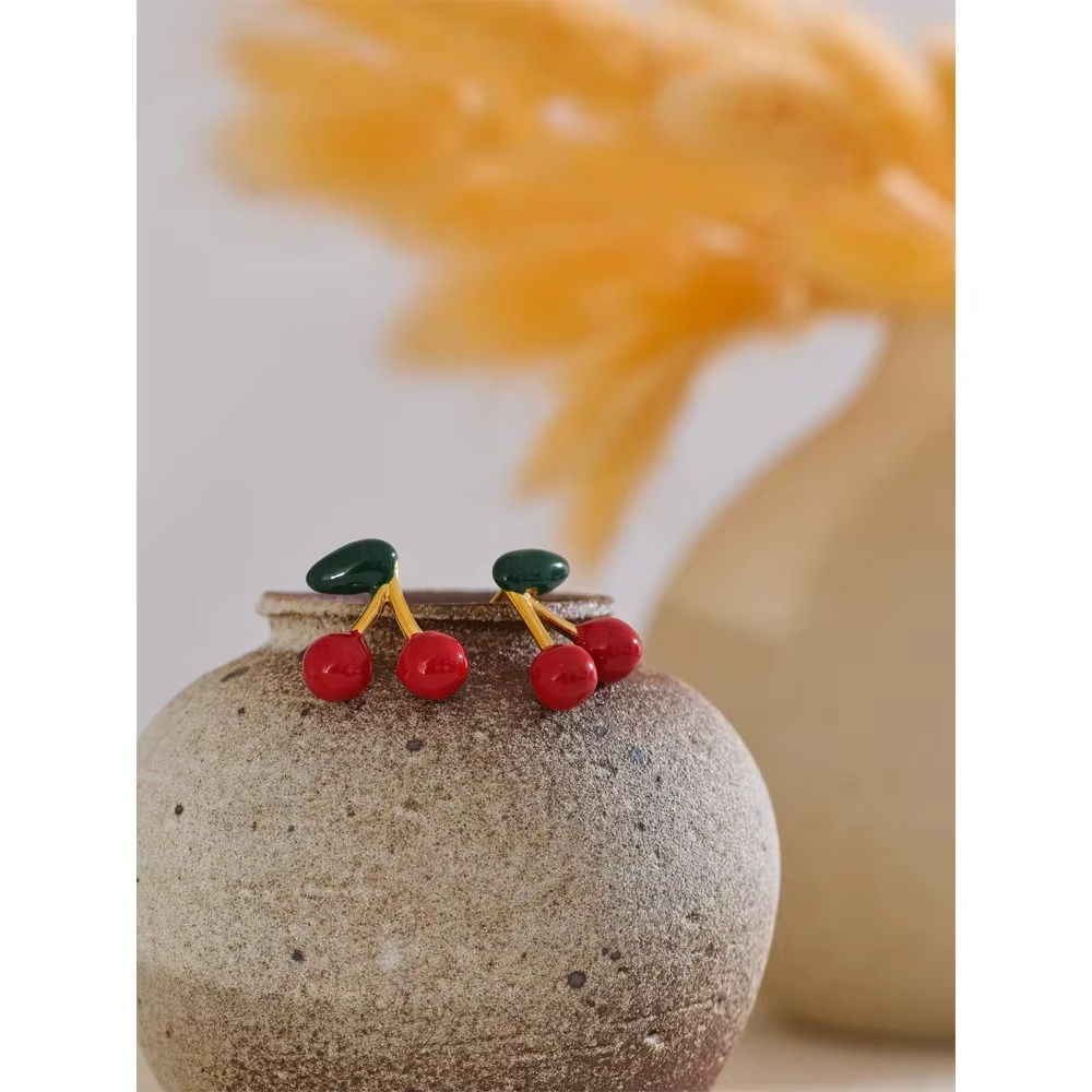 Cherry Bliss Necklace & Earrings