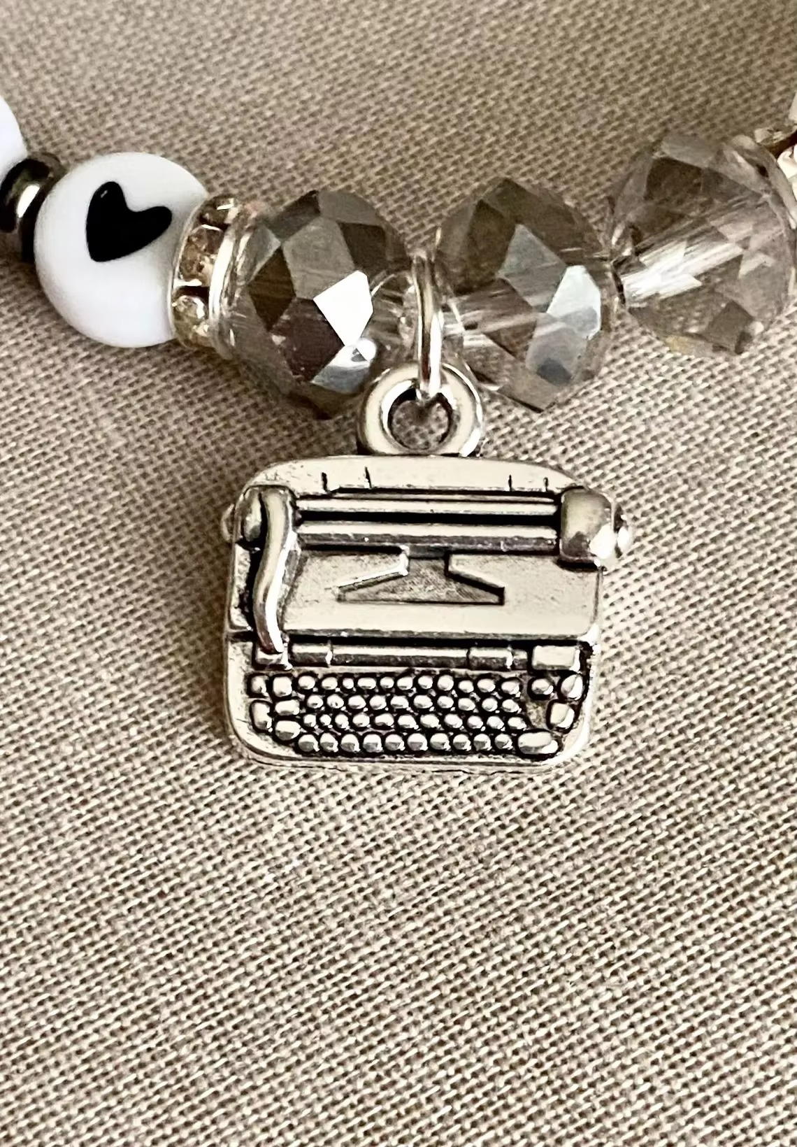 TTPD Typewriter Charm Bracelet