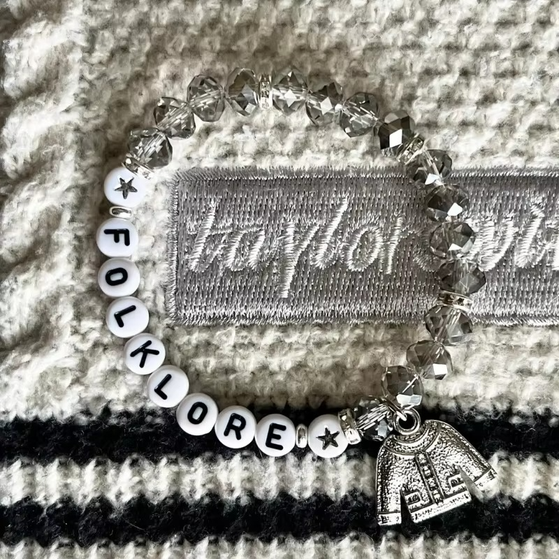 Folklore Cardigan Charm Bracelet