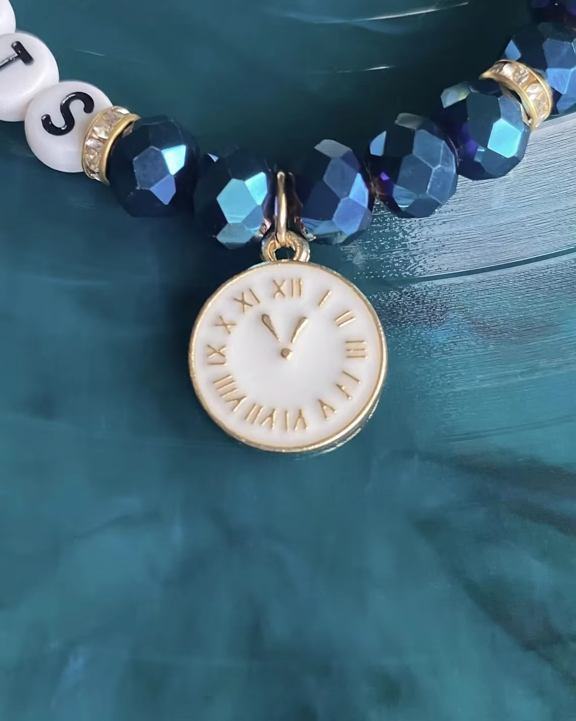 Midnights Clock Charm Bracelet