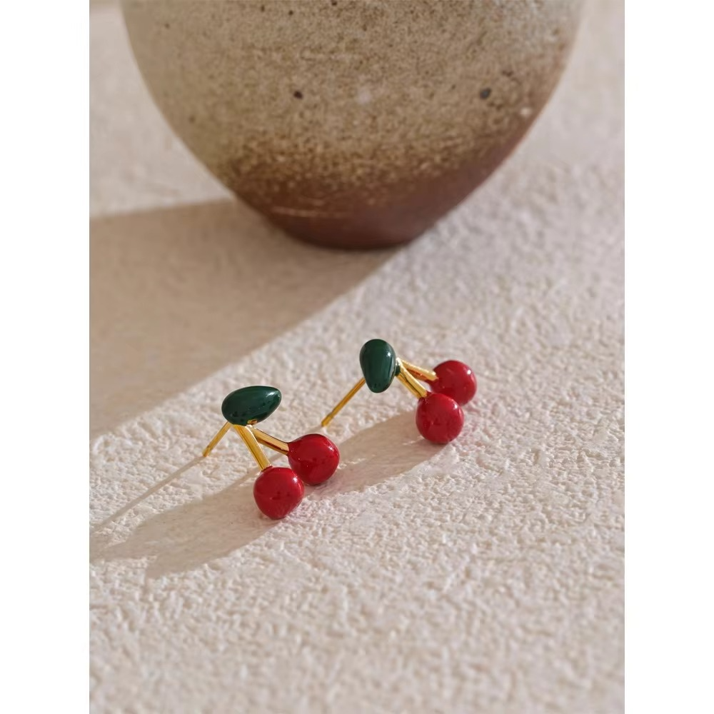 Cherry Bliss Necklace & Earrings