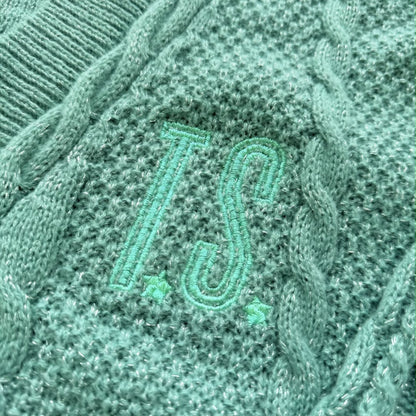 Turquoise Showgirl Cardigan