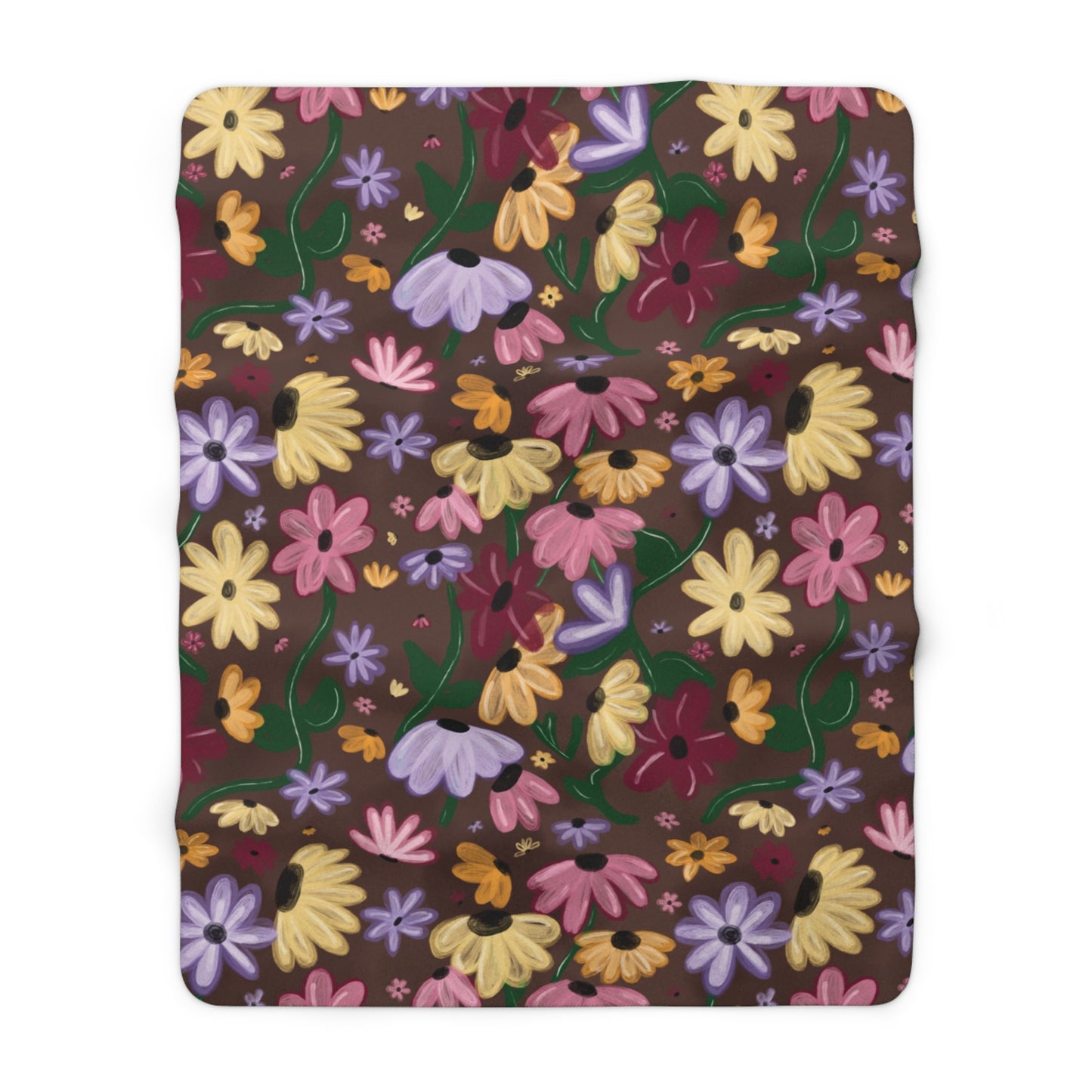 Acoustic Piano Sherpa Fleece Blanket
