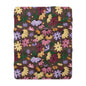 Acoustic Piano Sherpa Fleece Blanket