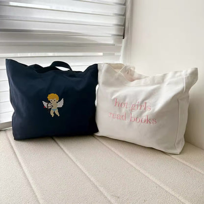 Hot Girls Read Books Tote Bag