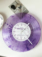 Purple Taylor Swift Midnights Vinyl Clock