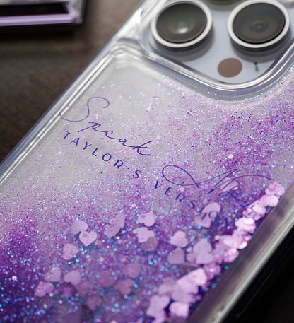 Taylor Swift Speak Now Glitter Quicksand Phone Case