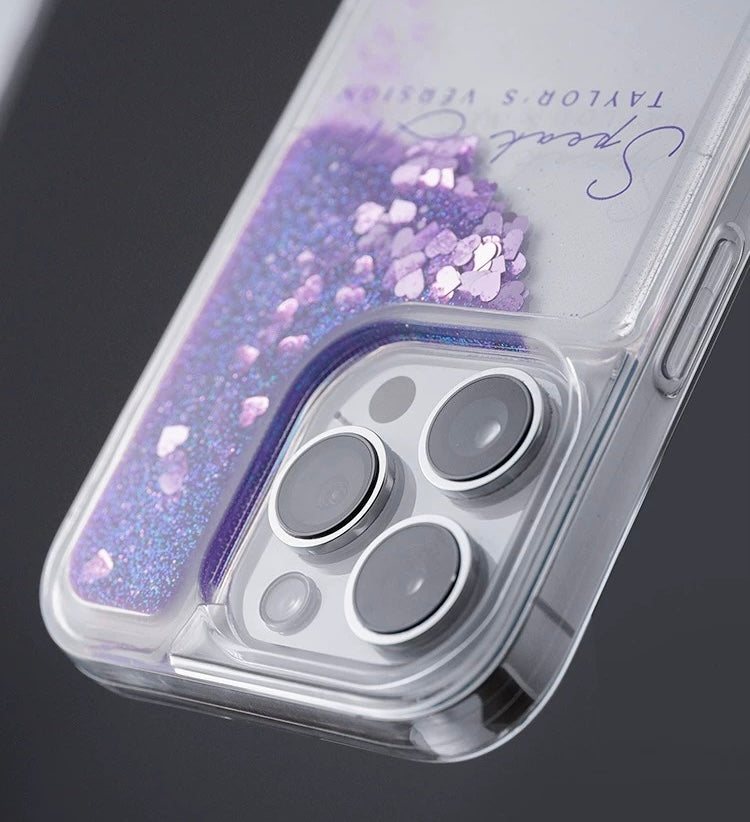 Taylor Swift Speak Now Glitter Quicksand Phone Case