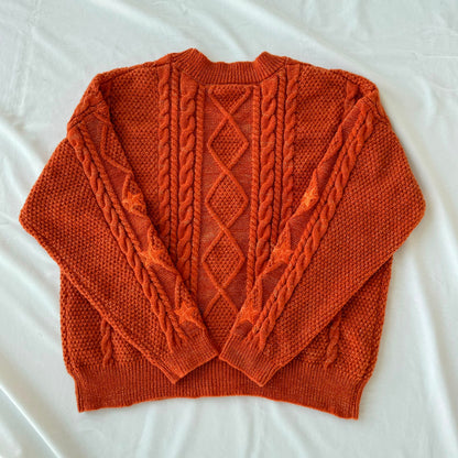 Glittery Orange Showgirl Cardigan