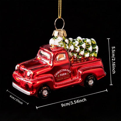 Christmas Tree Farm Truck Ornament