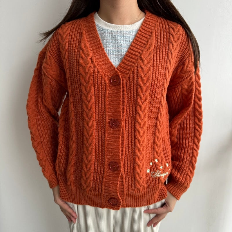 Orange Showgirl Cardigan