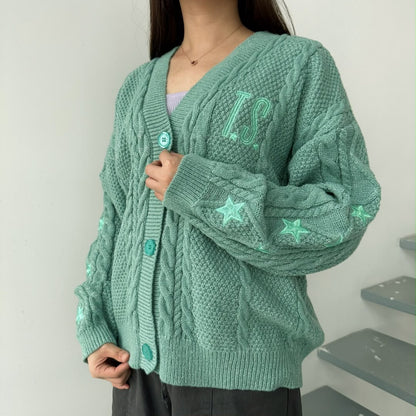 Turquoise Showgirl Cardigan