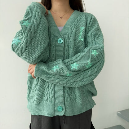 Turquoise Showgirl Cardigan