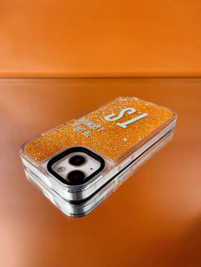 Taylor Swift The Life of a Showgirl Glitter Quicksand Phone Case