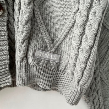Gray Tortured Poets Cardigan