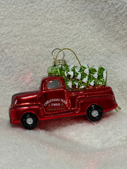 Christmas Tree Farm Truck Ornament