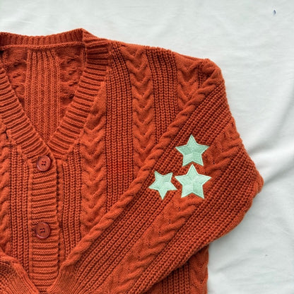 Orange Showgirl Cardigan