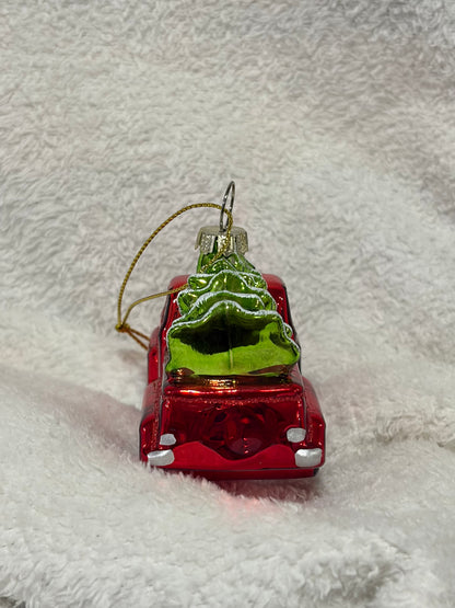 Christmas Tree Farm Truck Ornament