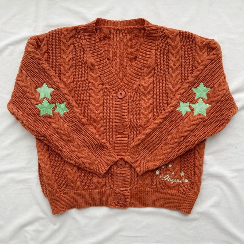 Orange Showgirl Cardigan
