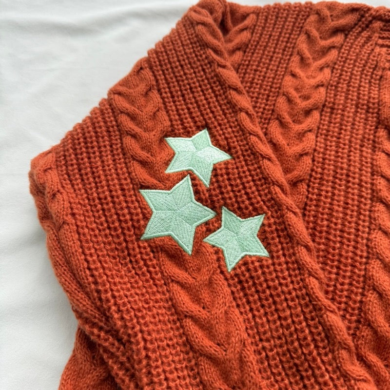 Orange Showgirl Cardigan
