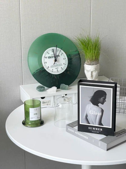 Jade Green Taylor Swift Midnights Vinyl Clock