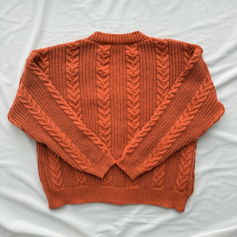 Orange Showgirl Cardigan