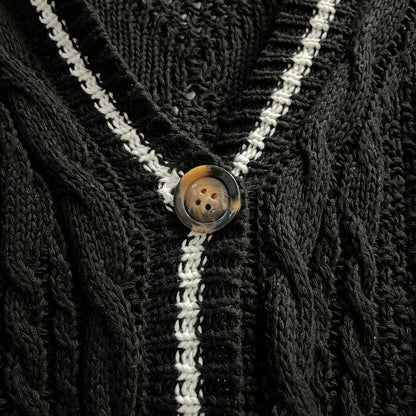 Green Silver Snake Patch Reputation Cardigan