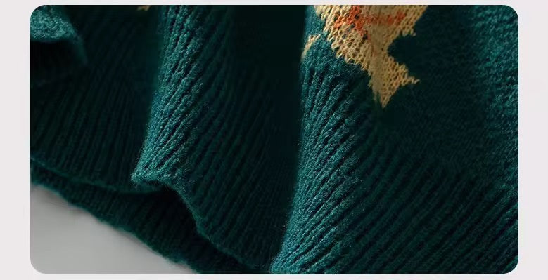 Autumn Leaves Knitted Sweater