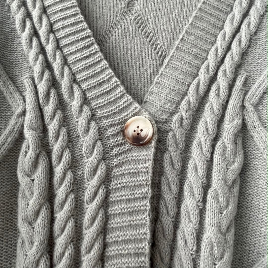 Gray Tortured Poets Cardigan