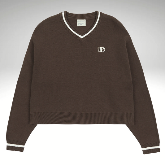 TTPD V-NECK CROPPED SWEATER