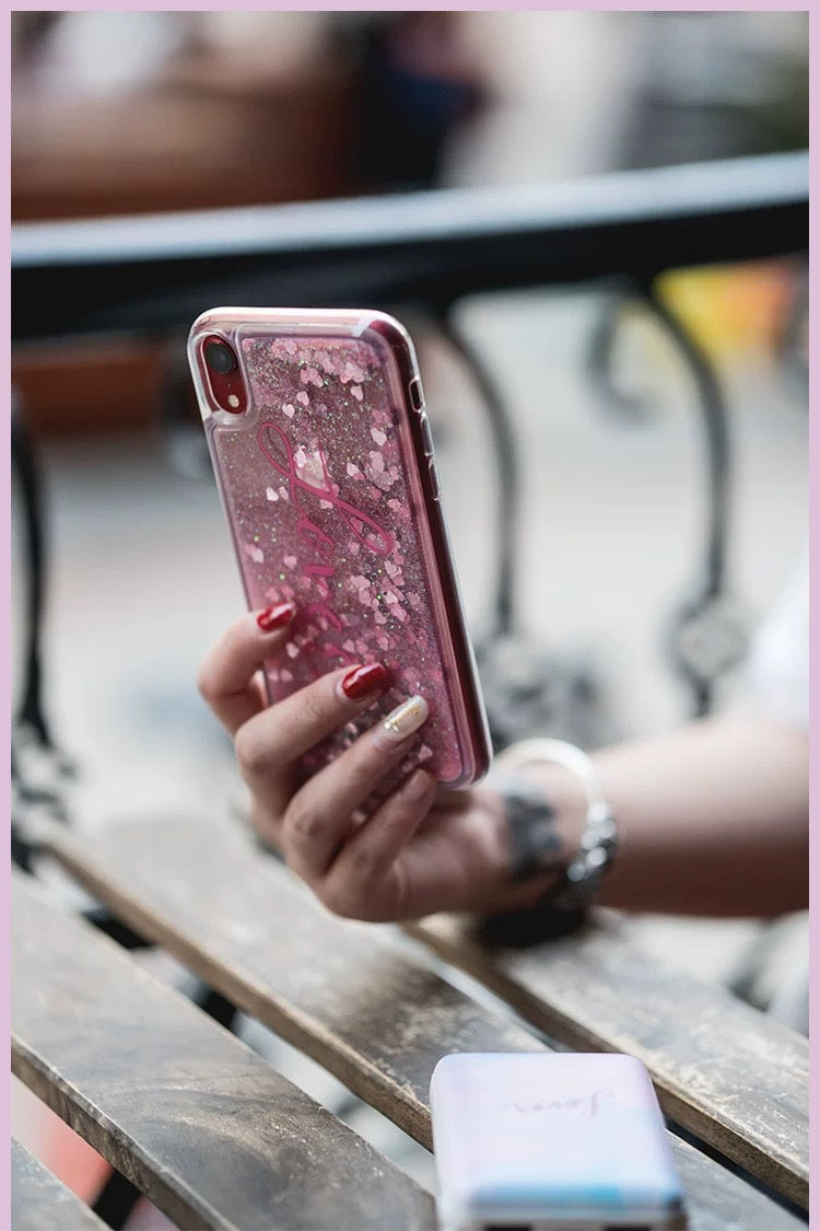 Taylor Swift Lover Glitter Quicksand Phone Case