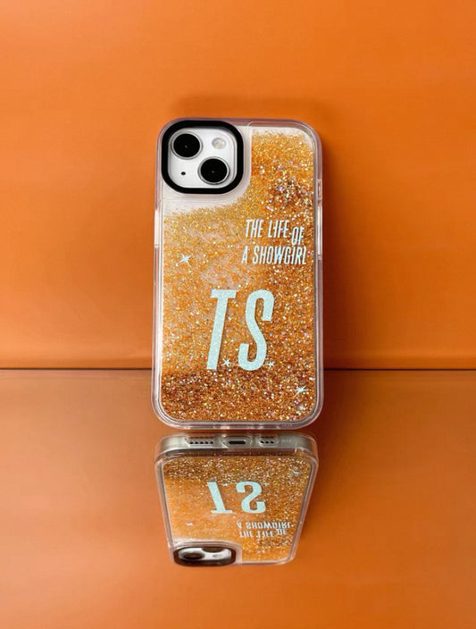 Taylor Swift The Life of a Showgirl Glitter Quicksand Phone Case