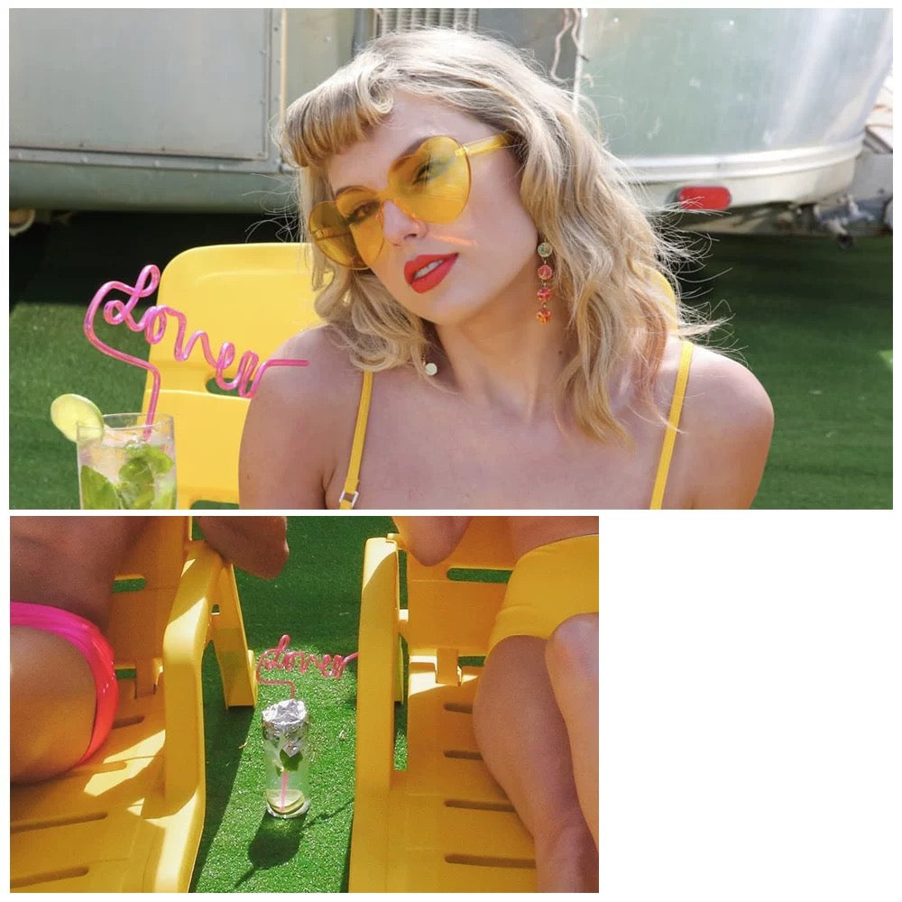 Taylor Swift Lover Straw