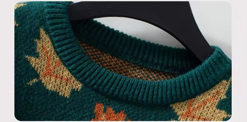 Autumn Leaves Knitted Sweater