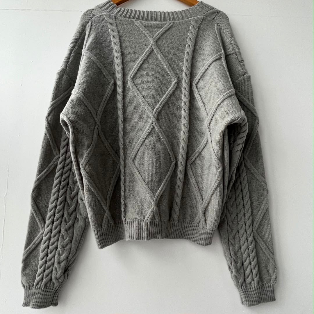 Gray Tortured Poets Cardigan