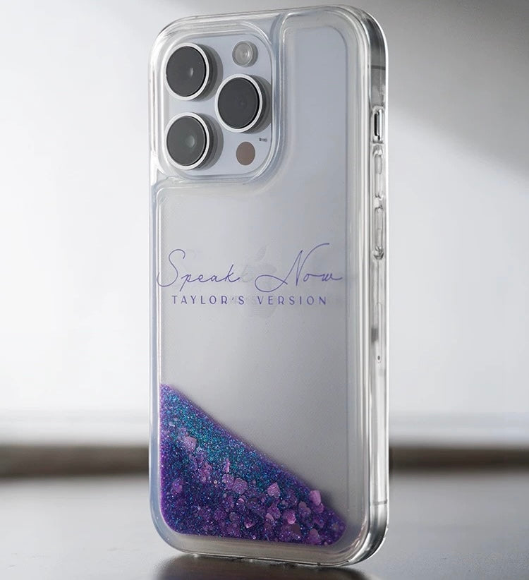 Taylor Swift Speak Now Glitter Quicksand Phone Case