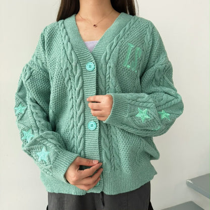 Turquoise Showgirl Cardigan