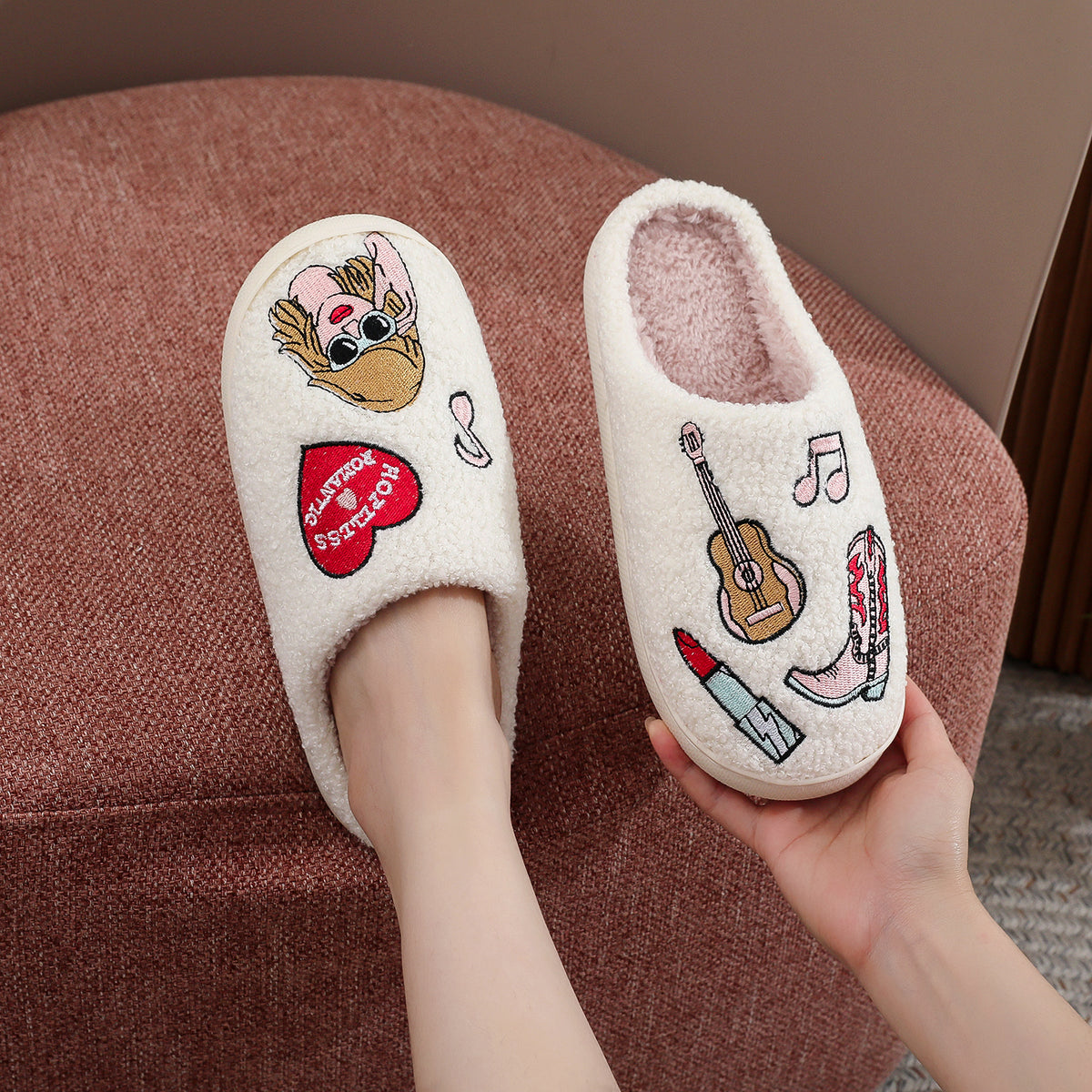 Hopeless Romantic Slippers
