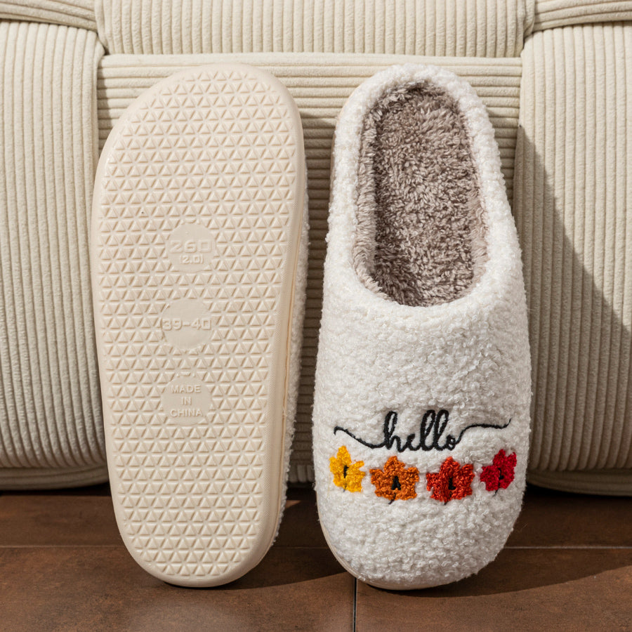 Hello Autumn Slippers