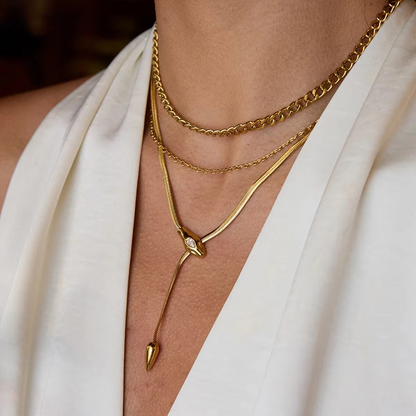 Serpentine Stackable Necklace